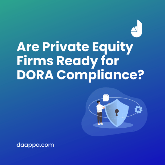 Graphic of a person with a lock highlighting if private equity firms ready for DORA compliance.