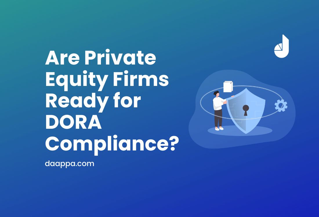 Graphic of a person with a lock highlighting if private equity firms ready for DORA compliance.