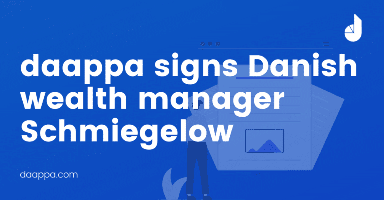 daappa signs Danish wealth manager Schmiegelow