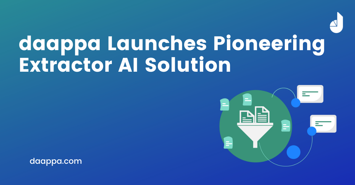 daappa Launches Pioneering Extractor AI Solution, Elevating Data Management in Private Assets